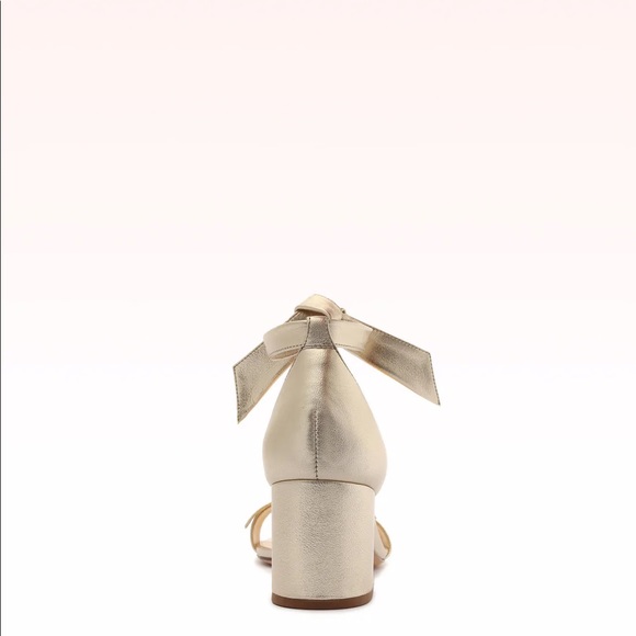 Alexandre Birman Metallic Clarita Block 60 Heels - Picture 6 of 7